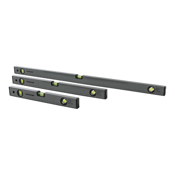 WORKZONE(R) 				Aluminium-Wasserwaagen, 3 St.