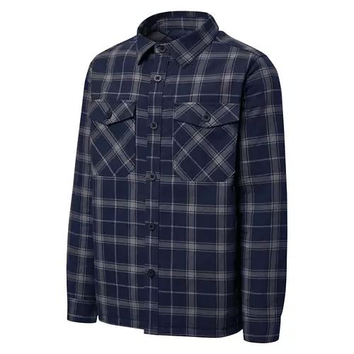 Men's Flannel Shirt Jacket - Navy, XL