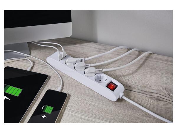 SILVERCREST(R) ZÁSUVKOVÁ LIŠTA S USB