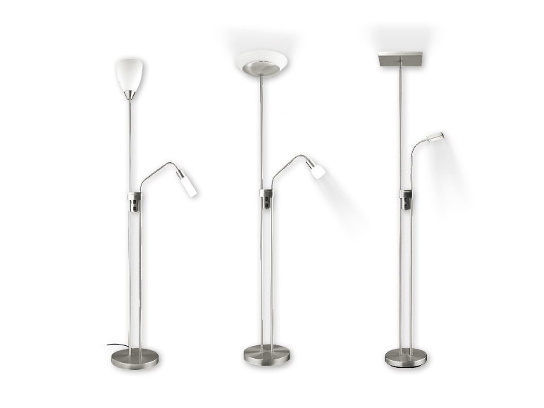 LIVARNO LUX(R) Energy-Saving/ Halogen/LED Uplighter and Reading Lamp