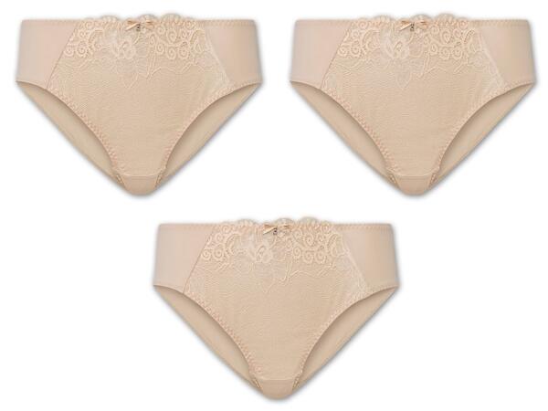 Damen Slip, 3 Stück