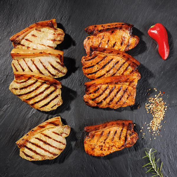 Schweine-Krustensteaks