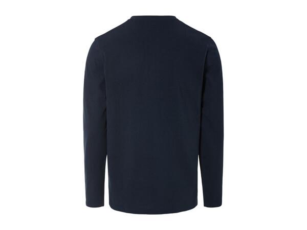 Livergy Men's Long Sleeve Top - Navy