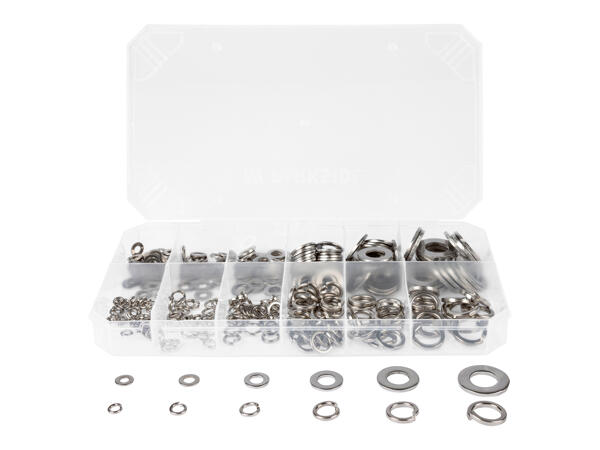 Assorted Hooks, Washers or Hex Nuts