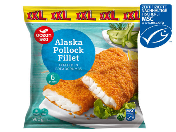 MSC Alaska Seelachs paniert 800 g + 160 g gratis