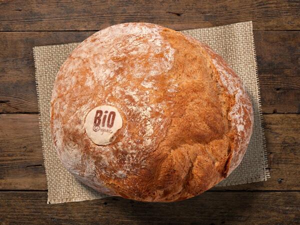 Pain clair bio cuit au feu de bois bio