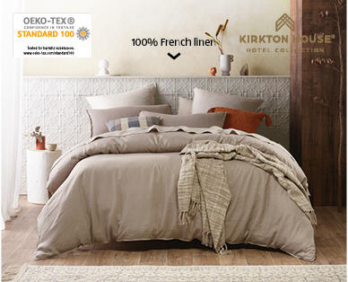 French Linen Quilt Cover Set – King Size