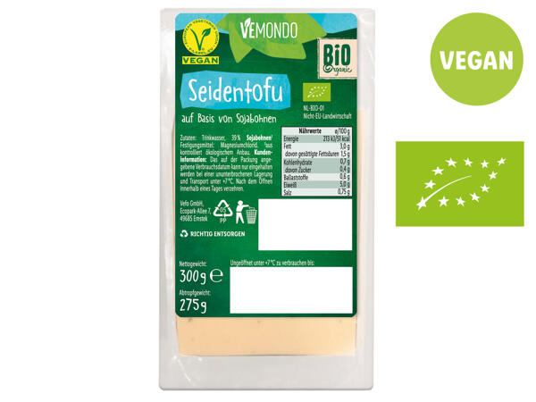Bio Veganer Seidentofu