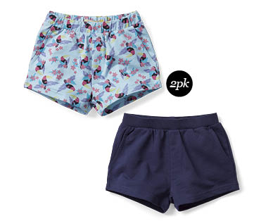 Kids Basic Shorts 2pk