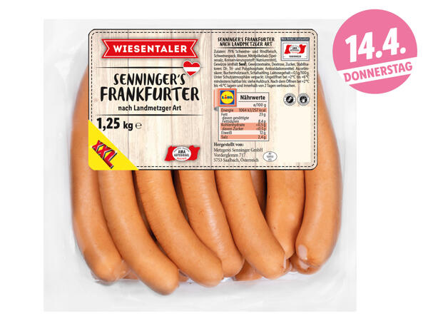 Frankfurter nach Landmetzger Art