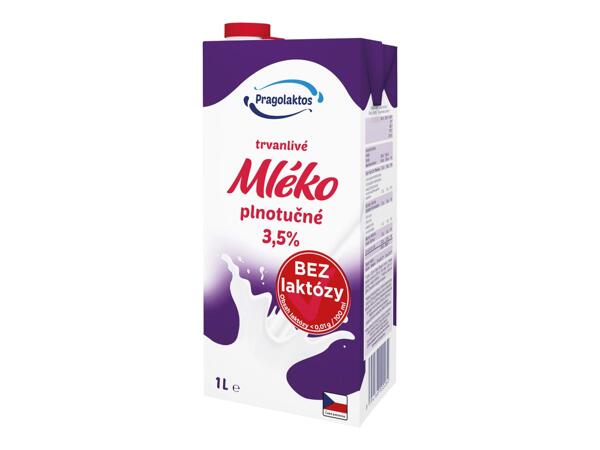 TRVANLIVÉ MLÉKO PLNOTUČNÉ BEZ LAKTÓZY