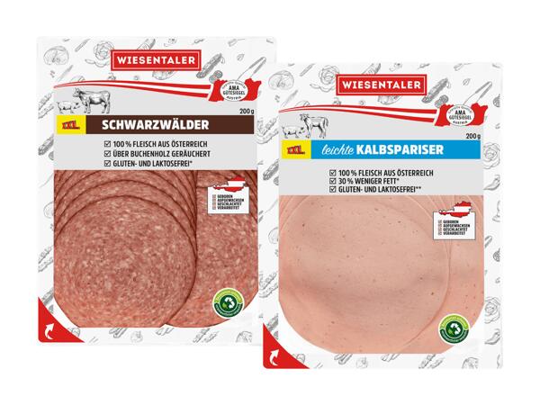 Schwarzwälder oder leichte Kalbspariser