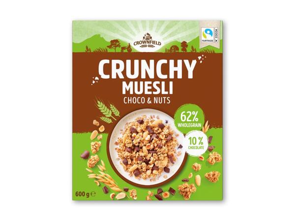 CROWNFIELD Sprød mysli med frugt