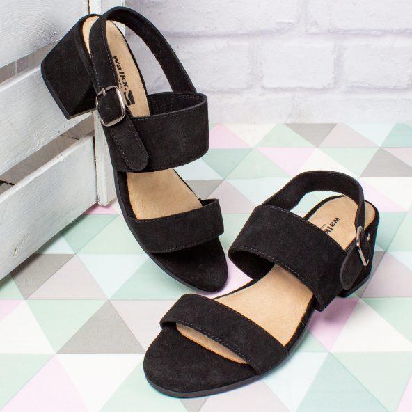Sko/sandal i ruskind