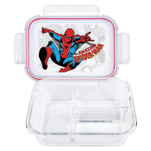 Glass Food Storage Container - Spiderman