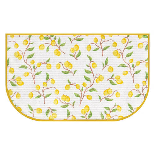 19.5" x 34" Bevington Kitchen Rug - Lemons