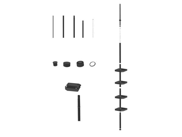 Telescopic Shower Corner Shelf XXL