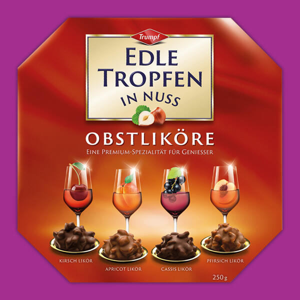 Edle Tropfen in Nuss