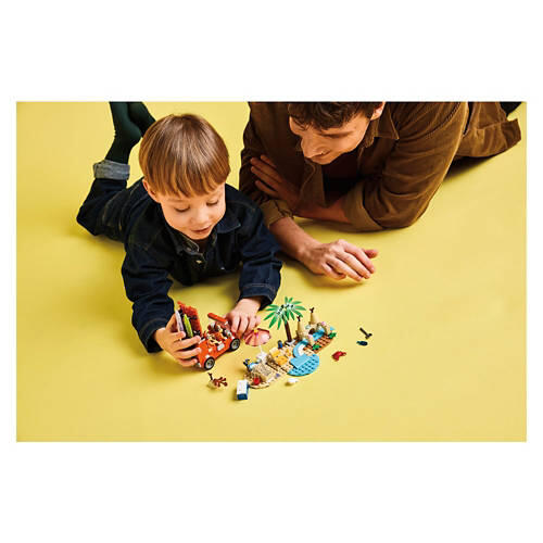 Bluey's Beach & Family Car Trip Building Blocks