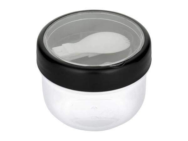 Silvercrest Black Muesli Container With Spork
