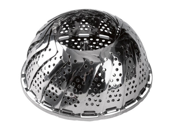 Ernesto Stainless Steel Splatter Guard Set / Steamer Basket/ Funnel