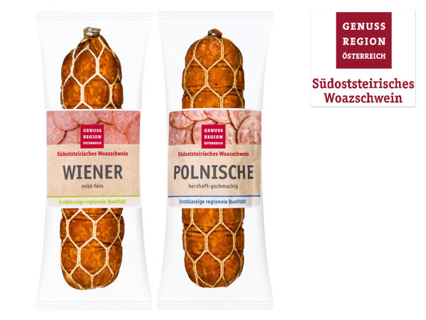 GENUSS REGION ÖSTERREICH Wiener oder Polnische