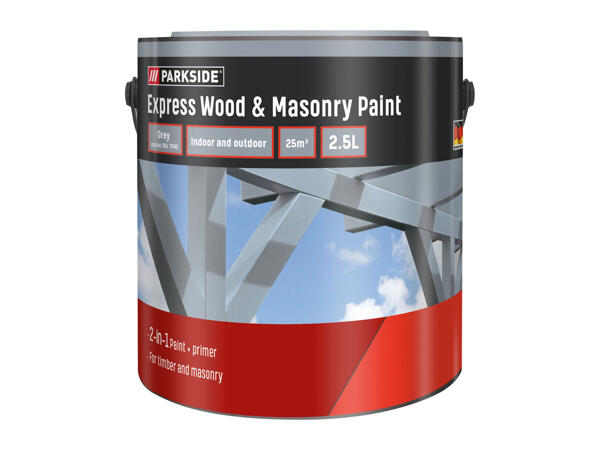 Parkside Parkside 2.5L Weatherproof Wood & Masonry Paint