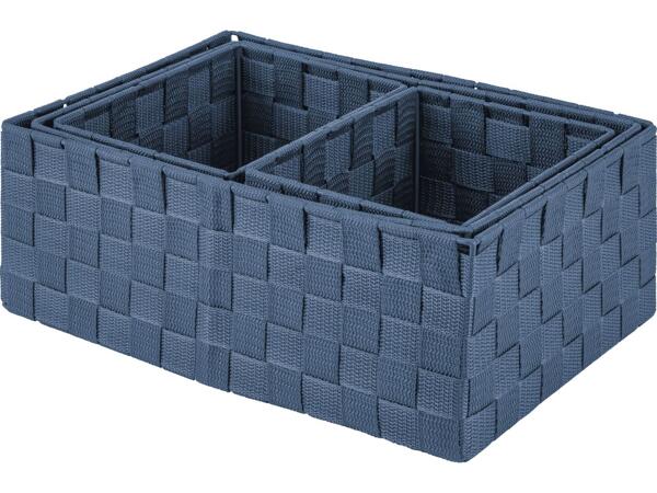 Hanging storage baskets or storage basket set, 4 pieces
