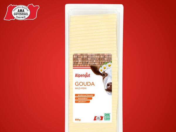 Gouda in Scheiben