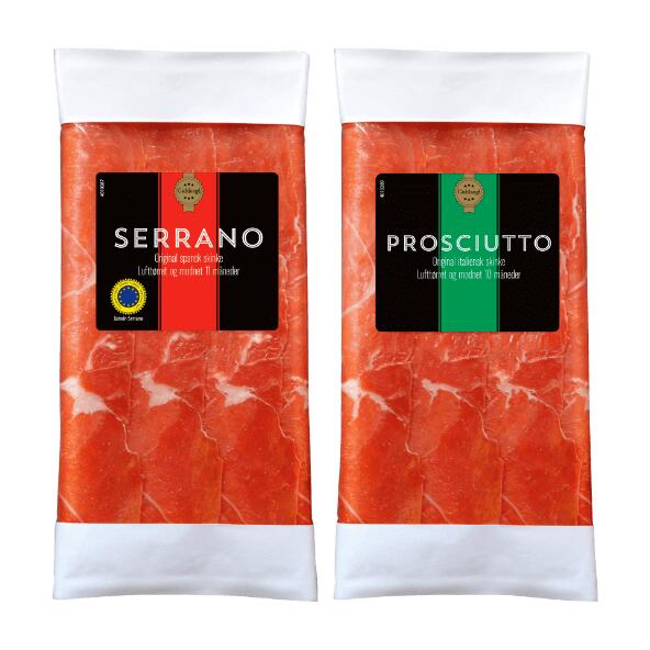 Serrano eller prosciutto