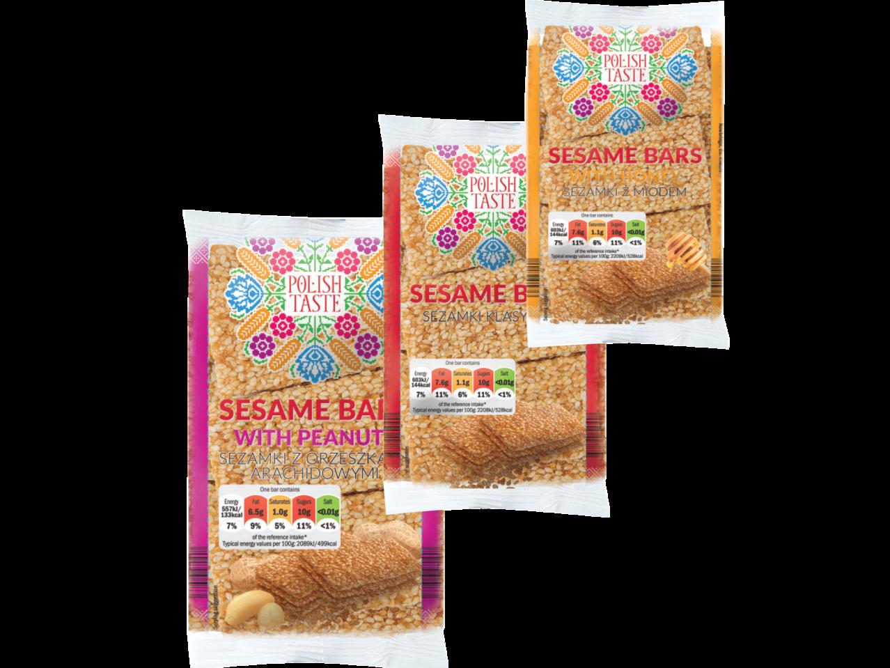 POLISH TASTE Sesame Bars