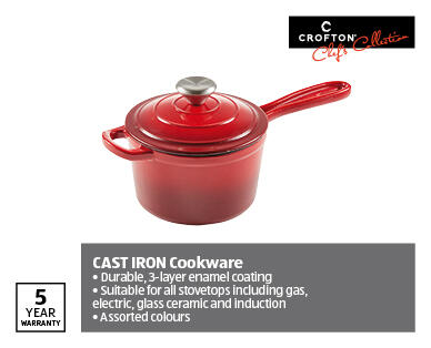 Cast Iron Saucepan 16cm