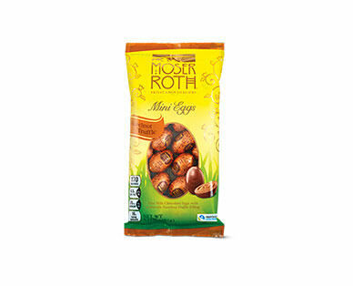 Moser Roth Milk Chocolate or Hazelnut Mini Truffle Eggs