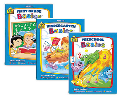 School Zone Learning Books