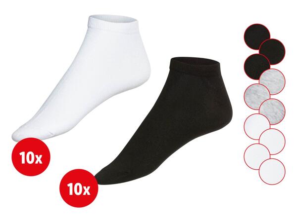 Ladies' trainer socks, 10 pairs
