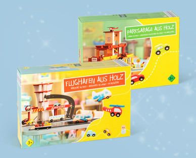 Flughafen/Parkgarage aus Holz