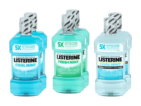 Bain de bouche Listerine, pack de 2