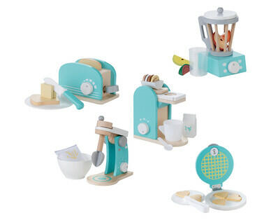 TOYLINO 
 SET DI ACCESSORI DA CUCINA IN LEGNO PER BAMBINI