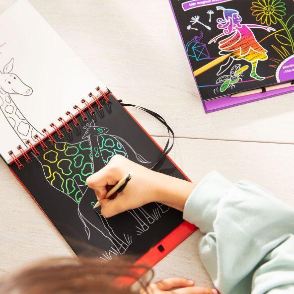 Livre à gratter magique