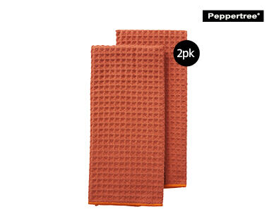 Waffle Microfibre Tea Towel 2pk