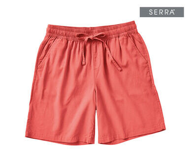 Women's Linen Blend Shorts