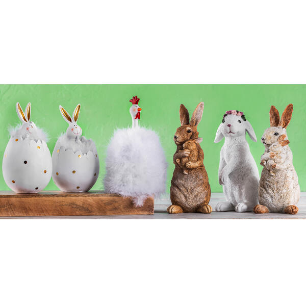 Deko-Hase oder Huhn