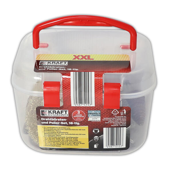 XXL-Drahtbürsten-Set
