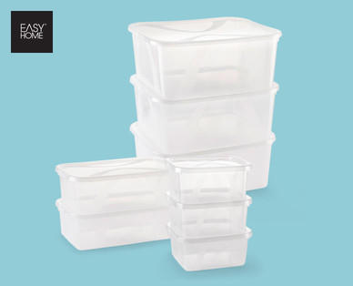 EASYHOME Klarsichtboxen-Set, 8-teilig
