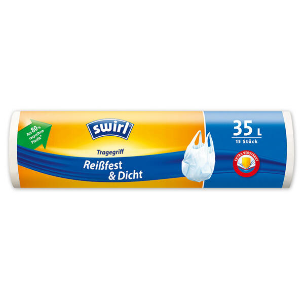 Müllbeutel mit Tragegriff