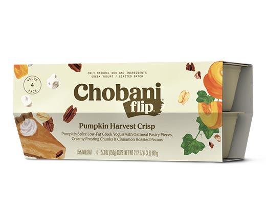 Chobani 
 Flip Pumpkin Harvest Greek Yogurt 4-Pack