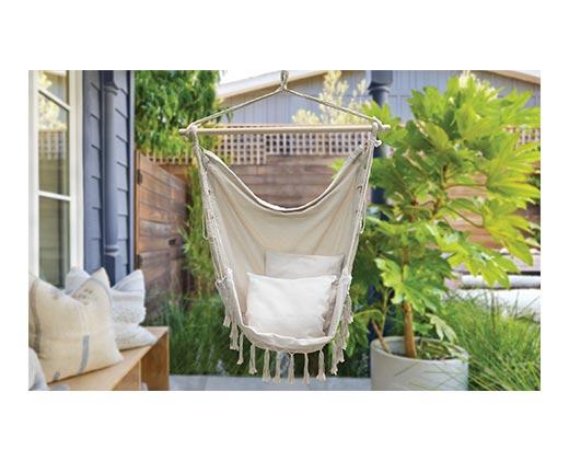 Belavi Boho Hanging Hammock Chair
