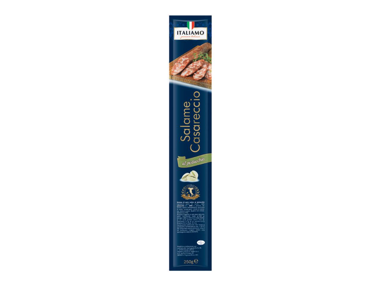 ITALIAMO Casareccio Salami with Pistachios