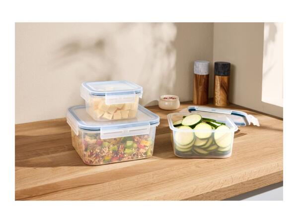 Silvercrest Square Food Storage Container Set - 3 Pieces