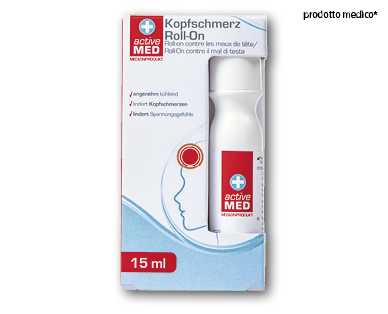Roll-on contro il mal di testa ACTIVE MED
